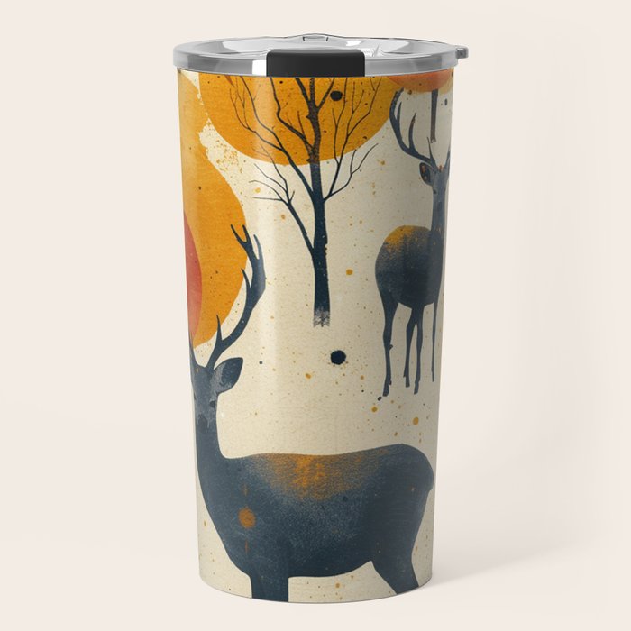 Retro Wildlife Travel Mug Gallery Image 1