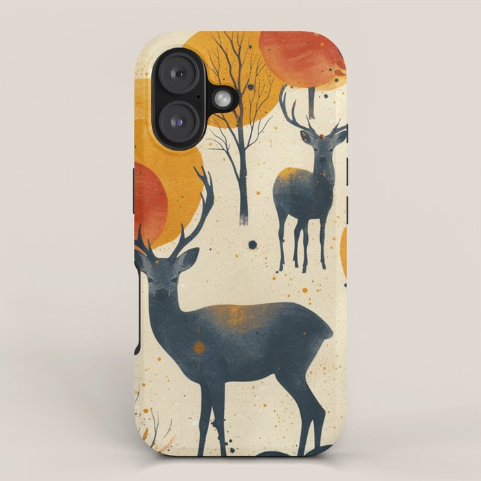 Retro Wildlife iPhone Case Gallery Image 1