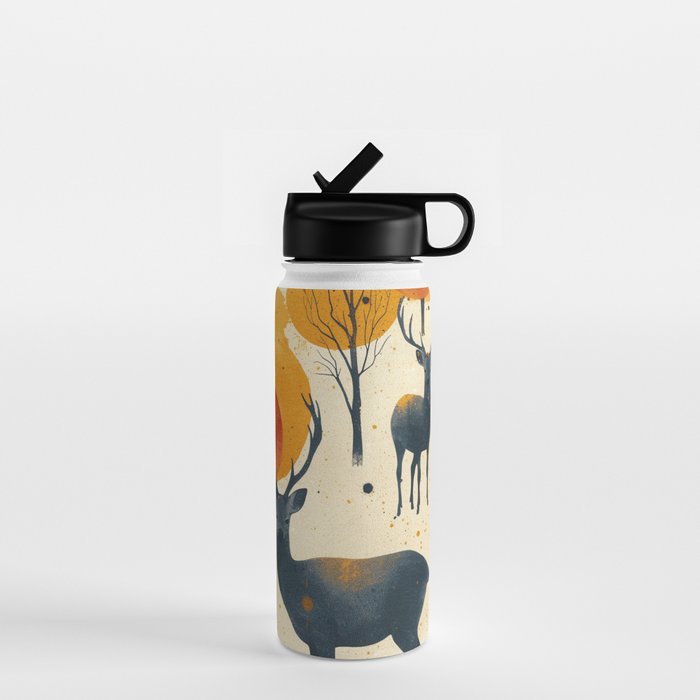 Retro Wildlife Water Bottle Gallery Image 1