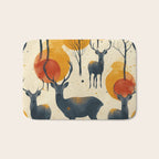 Retro Wildlife Bath Mat Gallery Image 1