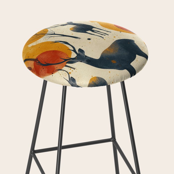 Retro Wildlife Stool Gallery Image 2