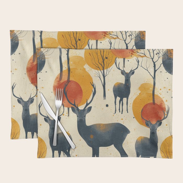 Retro Wildlife Placemat Gallery Image 1