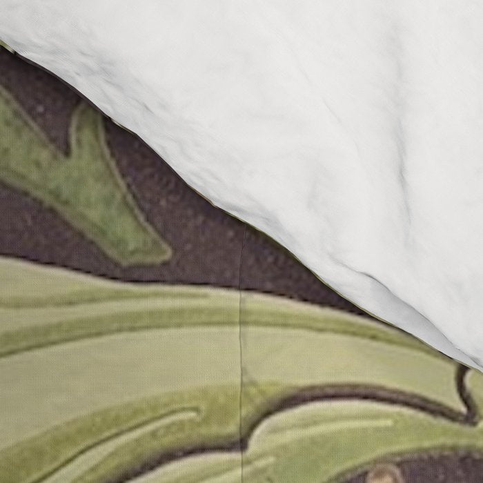 William Morris Leicester Chocolate Olive Floral Comforter Gallery Image 4