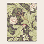 William Morris Leicester Chocolate Olive Floral Notebook Gallery Image 4