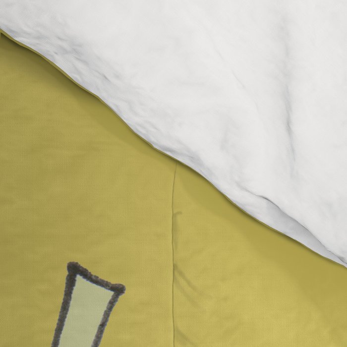 let's be better together // protect mother earth // retro art by surfy birdy Comforter Gallery Image 4