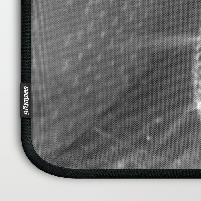 Disco Night | Black & White Photography | Vintage Photo Art Print | Groovy Christmas Party Laptop Sleeve Gallery Image 3