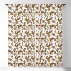 Flowering squirrel meadow Window Curtain Gallery Image 5