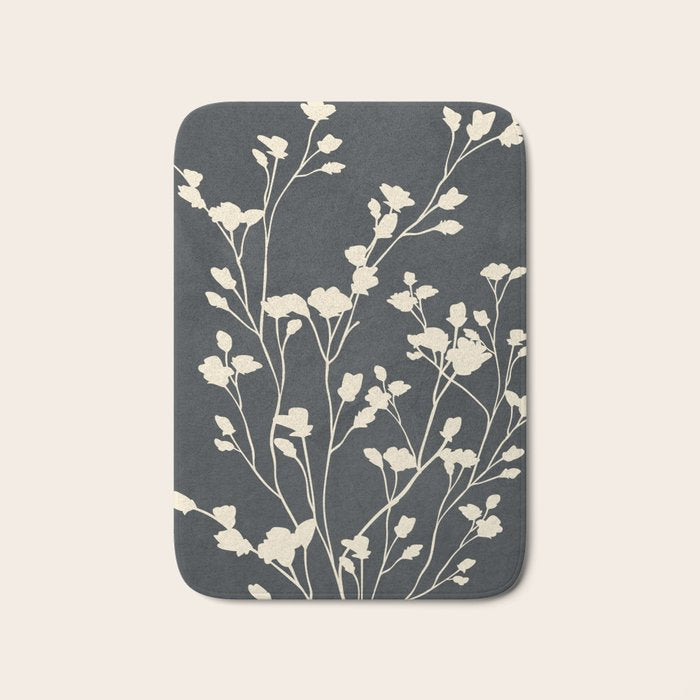 Minimal Branches Art 3 Bath Mat Gallery Image 1