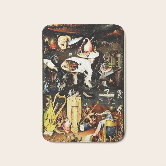 Bosch Garden Of Earthly Delights Panel 3 - Hell Bath Mat Gallery Image 1