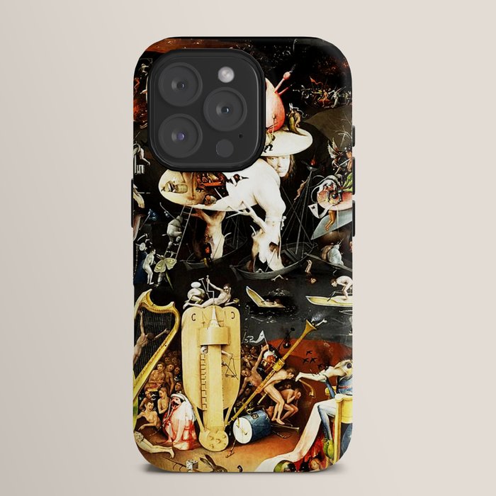 Bosch Garden Of Earthly Delights Panel 3 - Hell iPhone Case Gallery Image 15