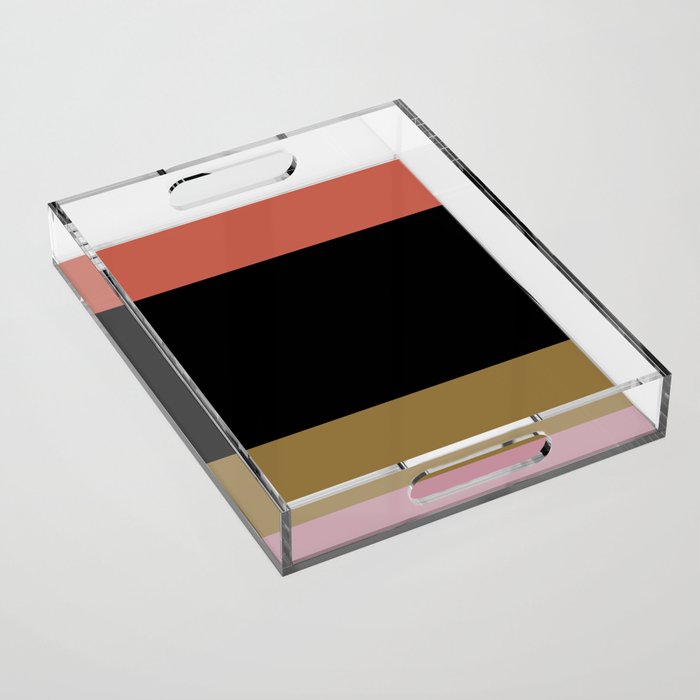 Contemporary Color Block IV Acrylic Tray Gallery Image 1