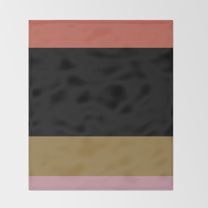 Contemporary Color Block IV Throw Blanket Gallery Image 2