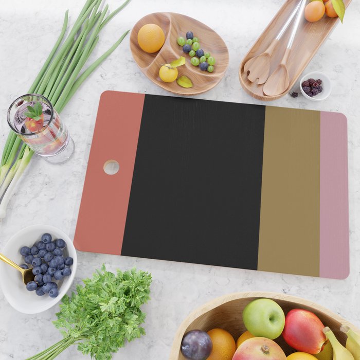 Contemporary Color Block IV Cutting Board Gallery Image 2