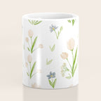 Watercolor Floral Pattern Botanical Design Coffee Mug Gallery Image 4
