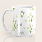 Watercolor Floral Pattern Botanical Design Coffee Mug Gallery Image 3