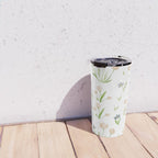 Watercolor Floral Pattern Botanical Design Travel Mug Gallery Image 4