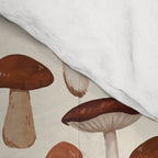 Mushroom Medley Pattern - Neutral Comforter Gallery Image 4