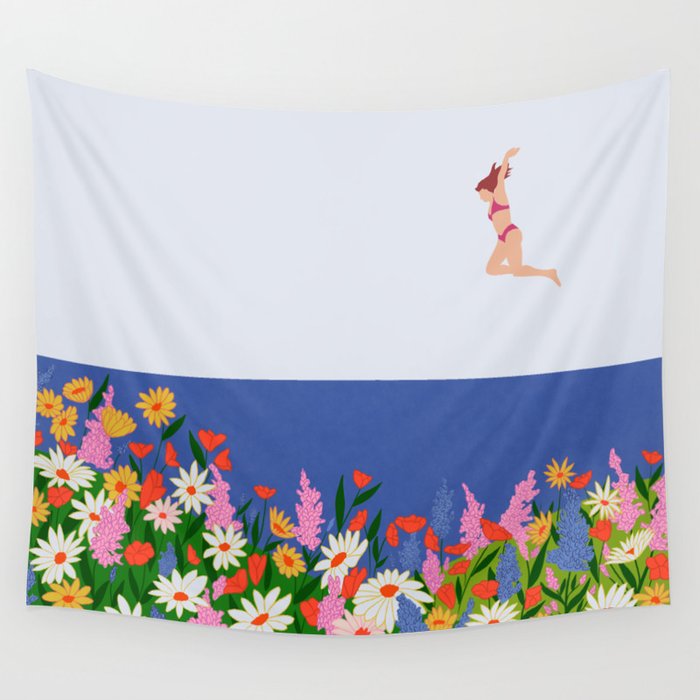 Hello May Wall Tapestry Gallery Image 4