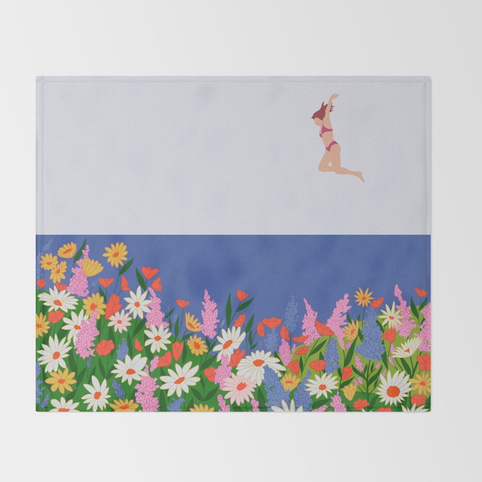 Hello May Throw Blanket Gallery Image 2