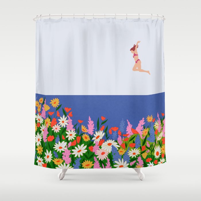 Hello May Shower Curtain Gallery Image 1