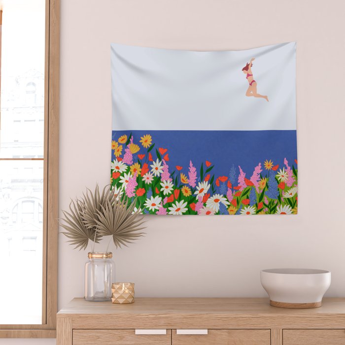 Hello May Wall Tapestry Gallery Image 2