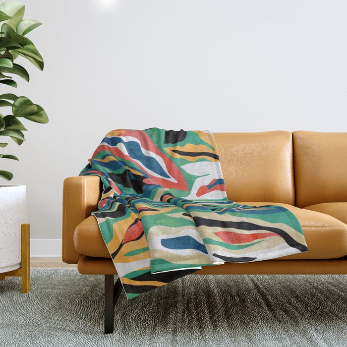 Tropical fever Throw Blanket Gallery Image 1