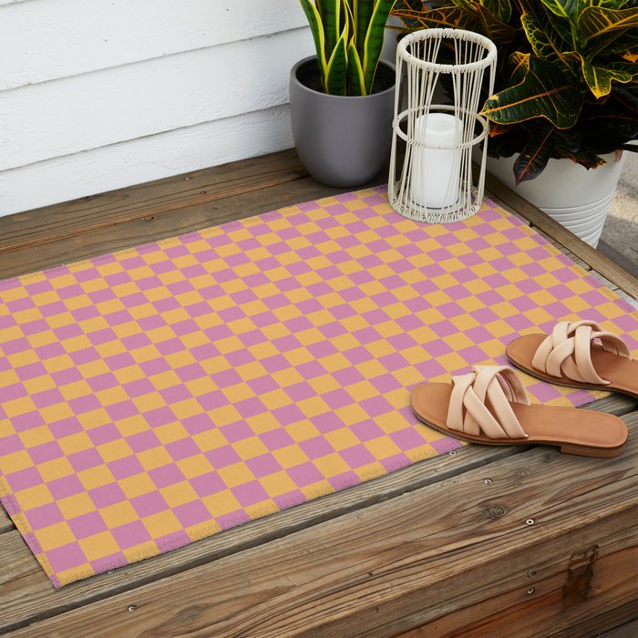 Checked Print - Jelly Outdoor Rug Gallery Image 2