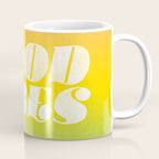 good vibes, rainbow Coffee Mug Gallery Image 1