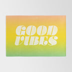 good vibes, rainbow Rug Gallery Image 2