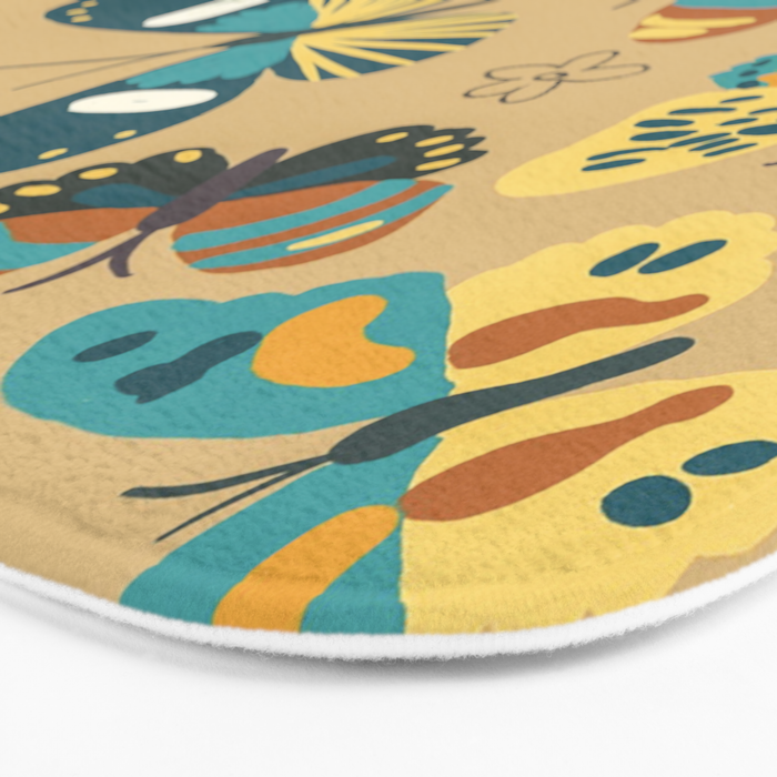 Butterflies#3 Bath Mat Gallery Image 3