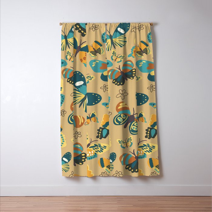 Butterflies#3 Window Curtain Gallery Image 3