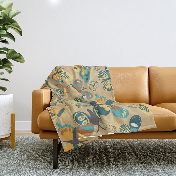 Butterflies#3 Throw Blanket Gallery Image 1