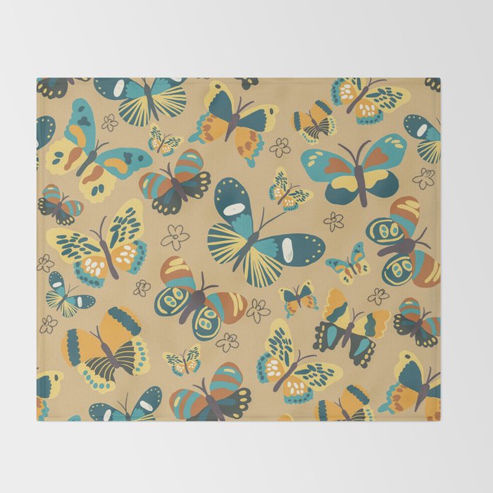 Butterflies#3 Throw Blanket Gallery Image 2