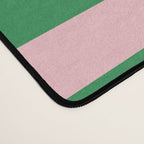 Mixed Stripe Pattern in Green, Pink, and Orange Desk Mat Gallery Image 4