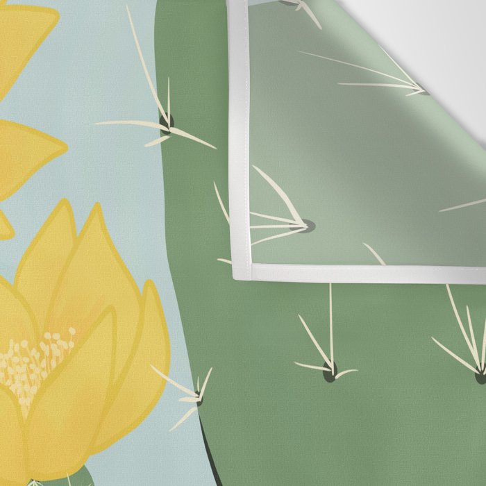 Prickly Pear with Wrens  Wall Tapestry Gallery Image 3