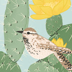 Prickly Pear with Wrens  Coffee Mug Gallery Image 2