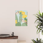 Prickly Pear with Wrens  Poster Gallery Image 2