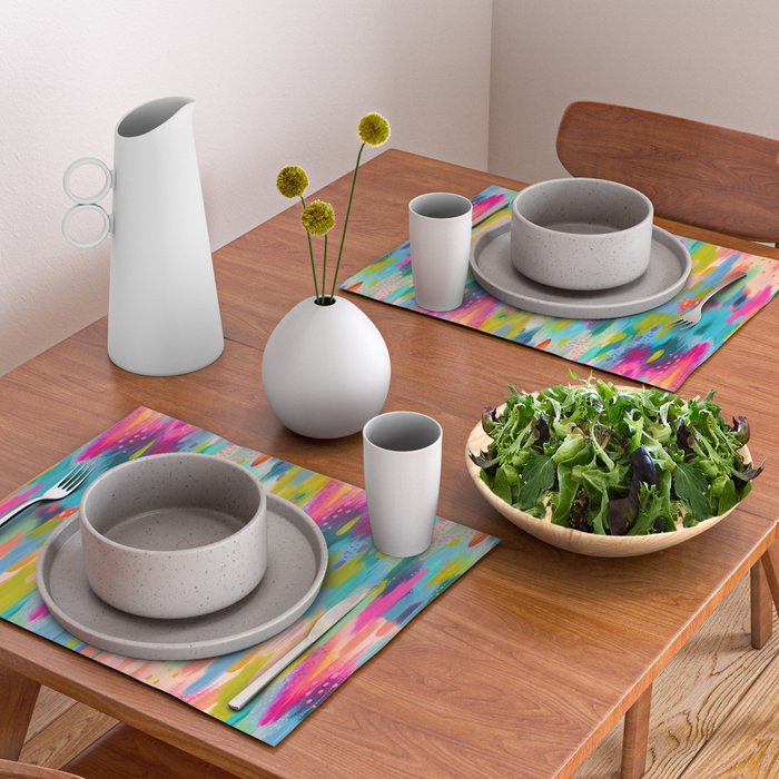 EttaVee Brushstroke 192 Placemat Gallery Image 2