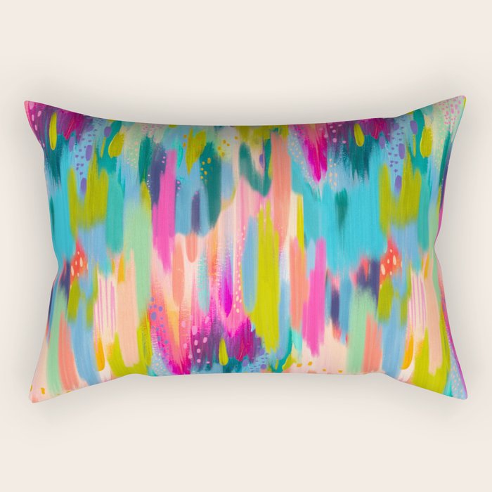 EttaVee Brushstroke 192 Rectangular Pillow Gallery Image 1