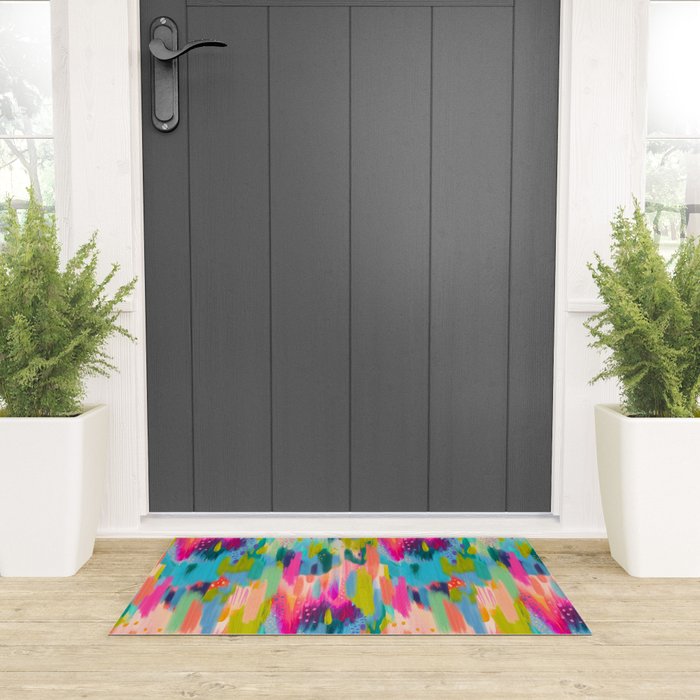 EttaVee Brushstroke 192 Welcome Mat Gallery Image 3
