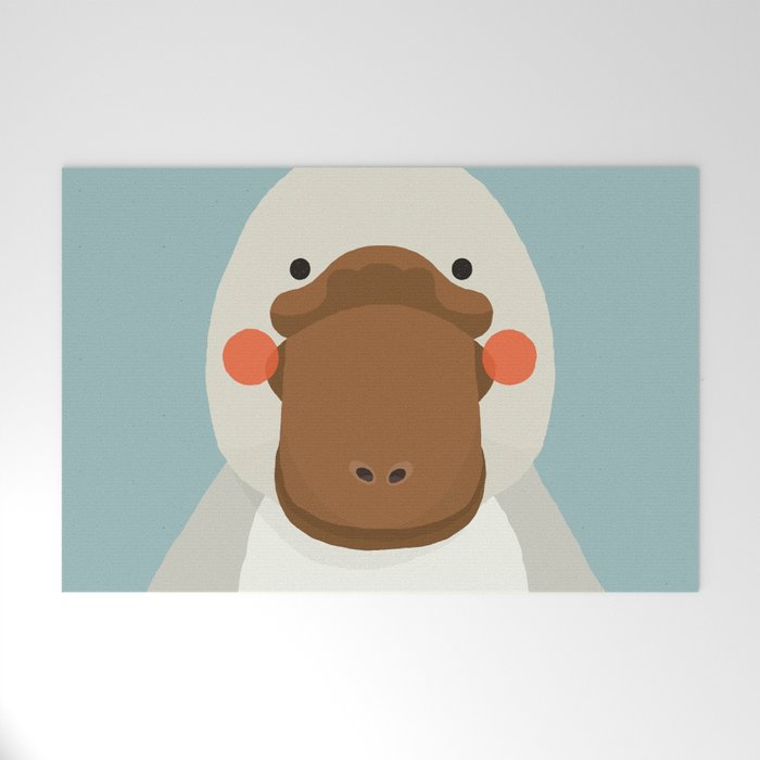 Platypus, Animal Portrait Welcome Mat Gallery Image 1