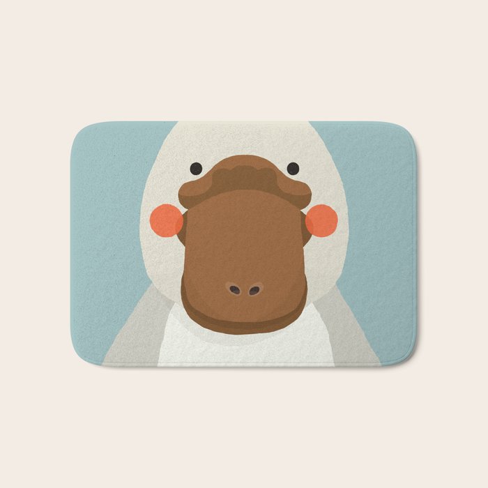 Platypus, Animal Portrait Bath Mat Gallery Image 1