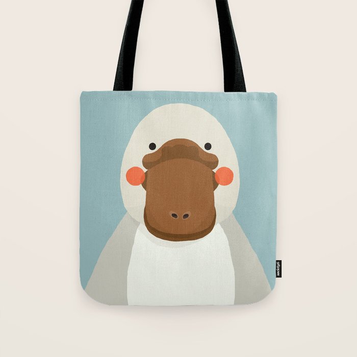 Platypus, Animal Portrait Tote Bag Gallery Image 1