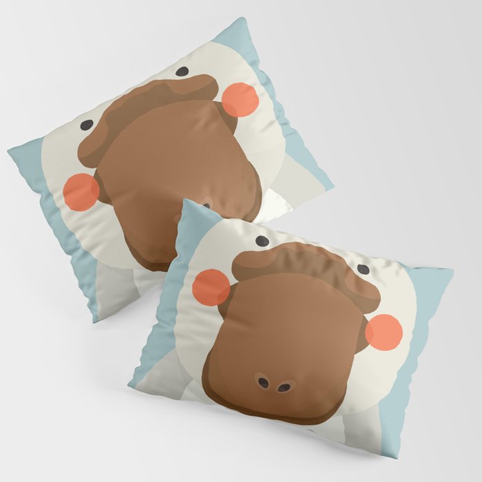 Platypus, Animal Portrait Pillow Sham