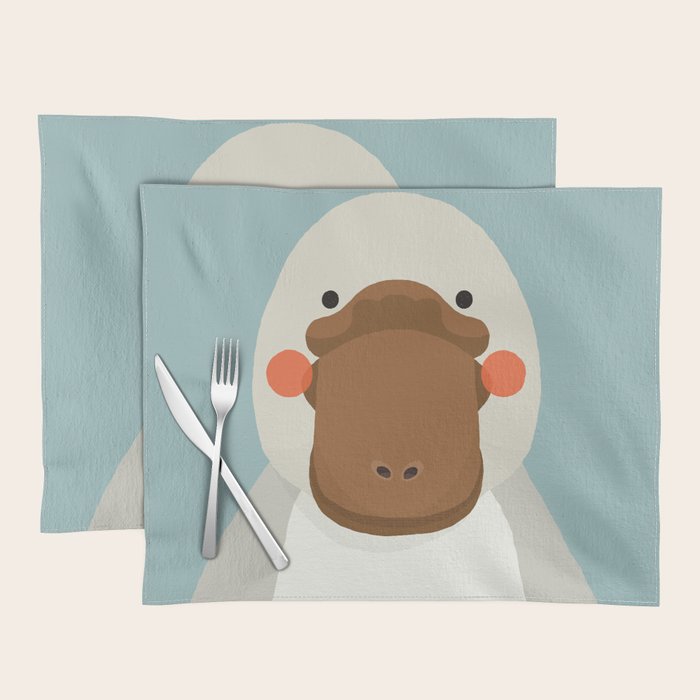 Platypus, Animal Portrait Placemat Gallery Image 1