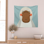 Platypus, Animal Portrait Wall Tapestry Gallery Image 2
