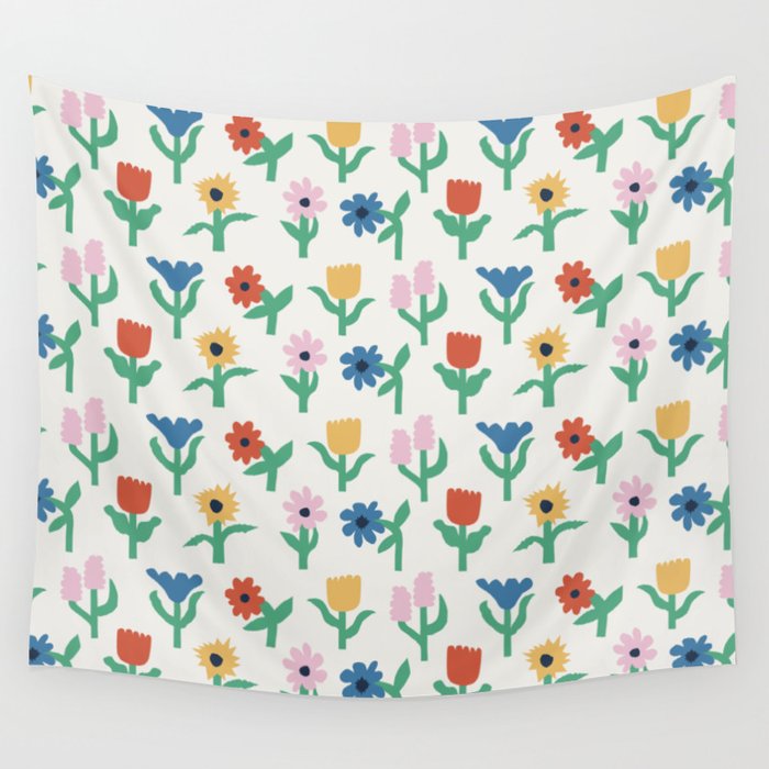 Spring Florals Wall Tapestry Gallery Image 1