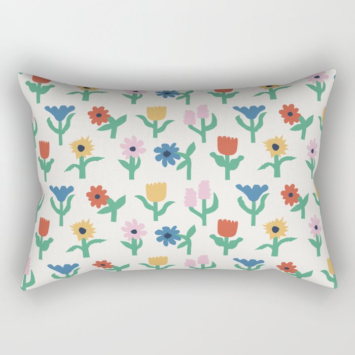 Spring Florals Rectangular Pillow Gallery Image 2