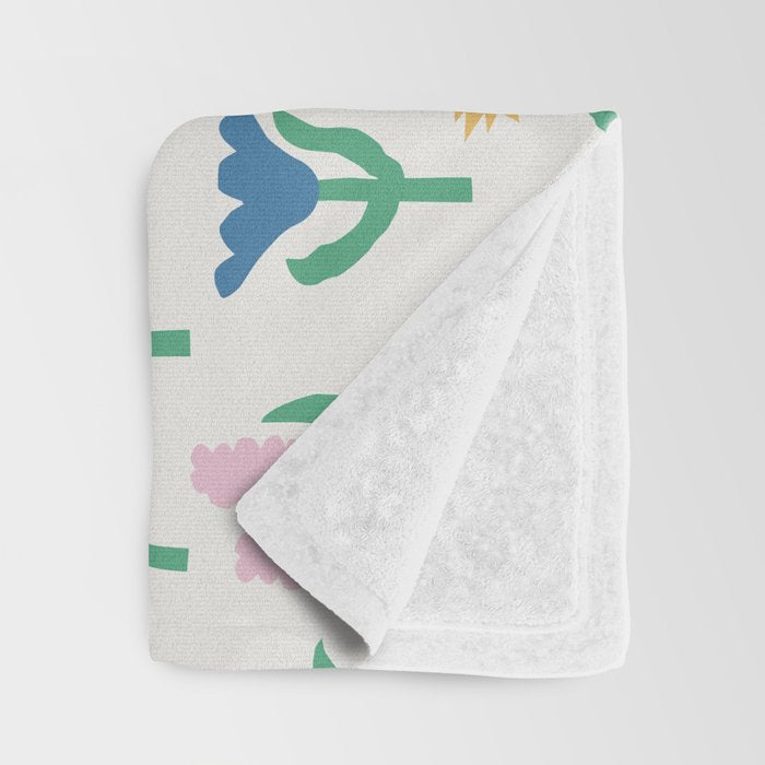 Spring Florals Throw Blanket Gallery Image 3