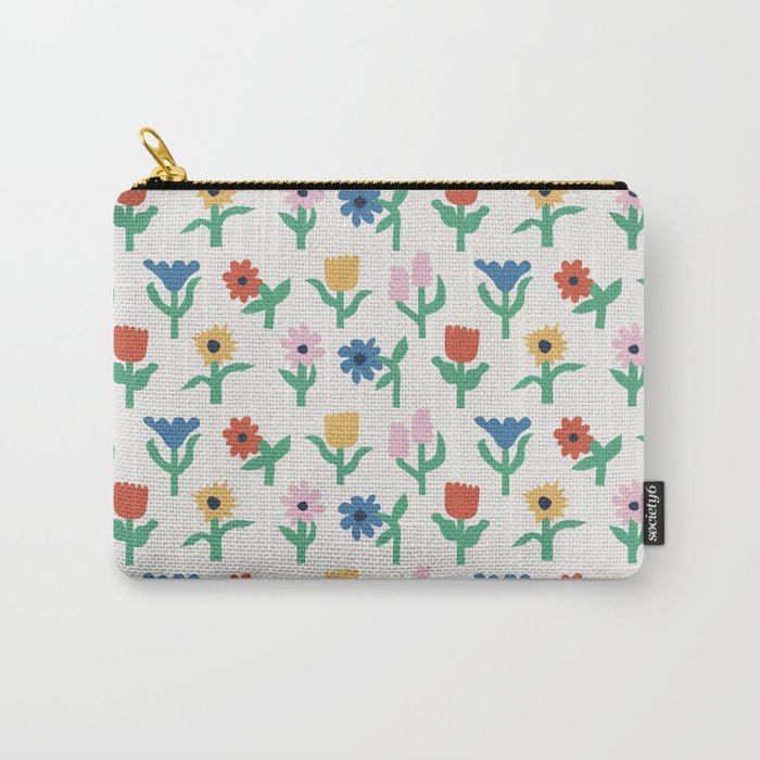 Spring Florals Carry All Pouch Gallery Image 1